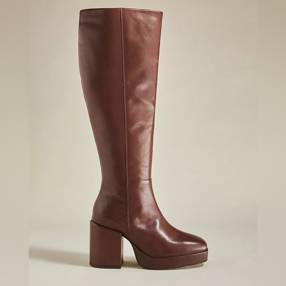 Seychelles NO LOVE LOST Platform Knee High LEATHER Boot